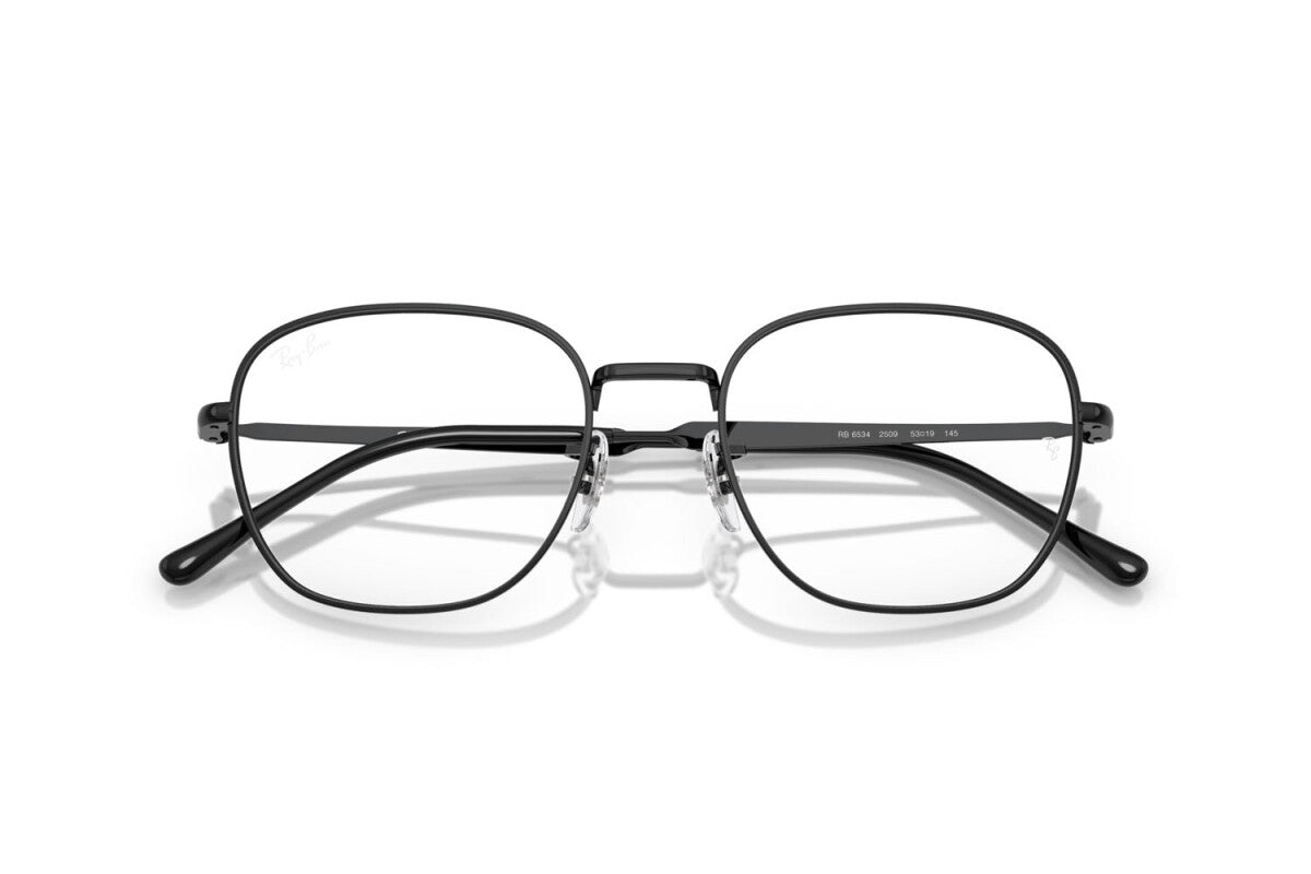 OCCHIALE DA VISTA UNISEX RAY-BAN RX 6534 - 2509 NERO - TAGLIA 51