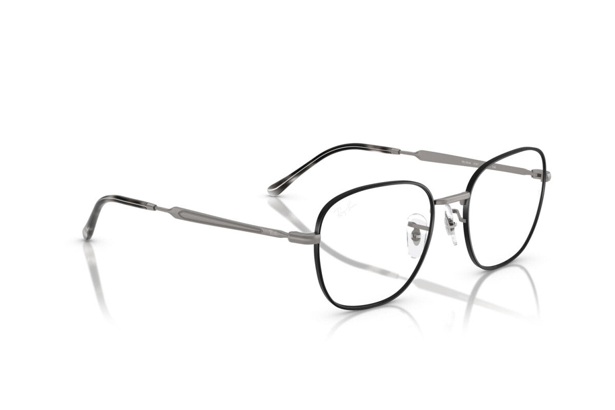 OCCHIALE DA VISTA UNISEX RAY-BAN RX 6534 - 3187 NERO OPACO SU CANNA DI FUCILE OPACO - TAGLIA 51