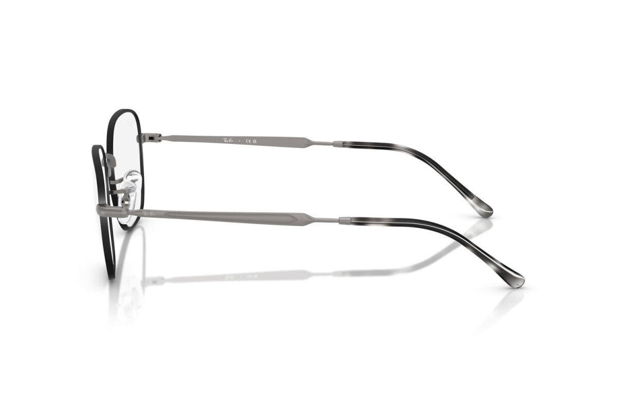 OCCHIALE DA VISTA UNISEX RAY-BAN RX 6534 - 3187 NERO OPACO SU CANNA DI FUCILE OPACO - TAGLIA 51