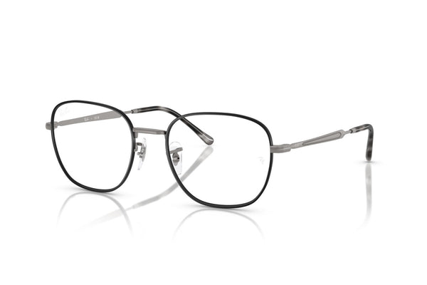 OCCHIALE DA VISTA UNISEX RAY-BAN RX 6534 - 3187 NERO OPACO SU CANNA DI FUCILE OPACO - TAGLIA 53