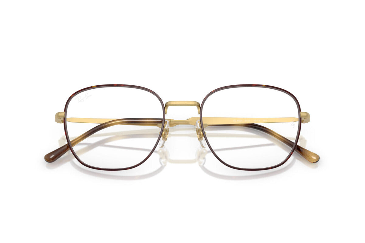 OCCHIALE DA VISTA UNISEX RAY-BAN RX 6534 - 3188 AVANA OPACO SU ORO ARISTA OPACO - TAGLIA 51