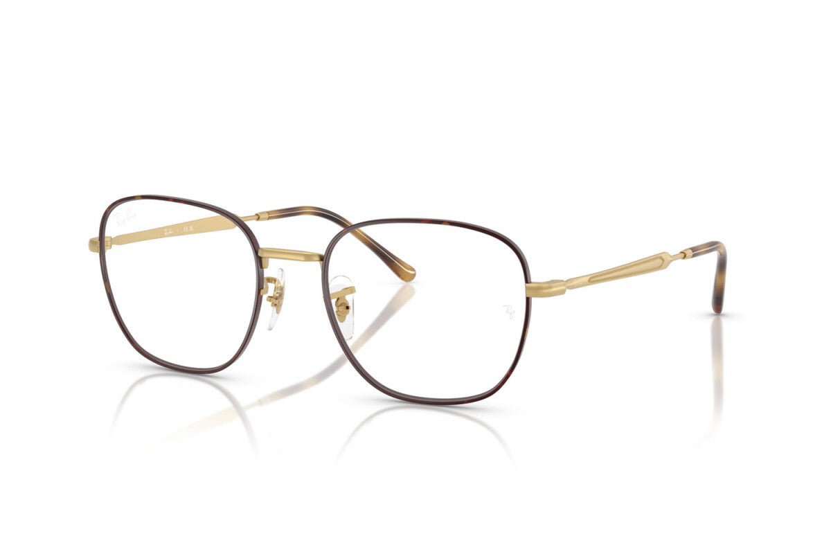 OCCHIALE DA VISTA UNISEX RAY-BAN RX 6534 - 3188 AVANA OPACO SU ORO ARISTA OPACO - TAGLIA 51