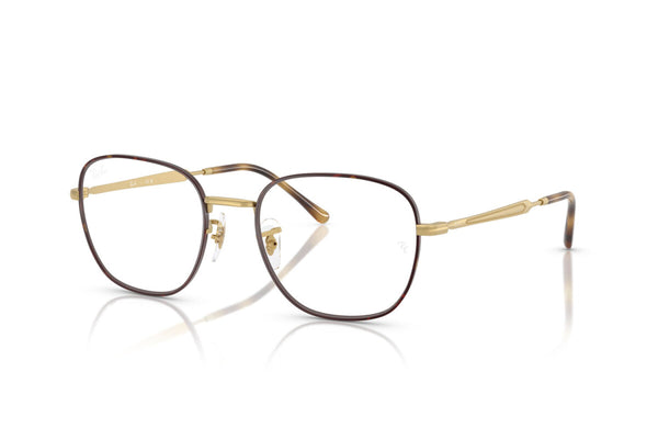 OCCHIALE DA VISTA UNISEX RAY-BAN RX 6534 - 3188 AVANA OPACO SU ORO ARISTA OPACO - TAGLIA 53