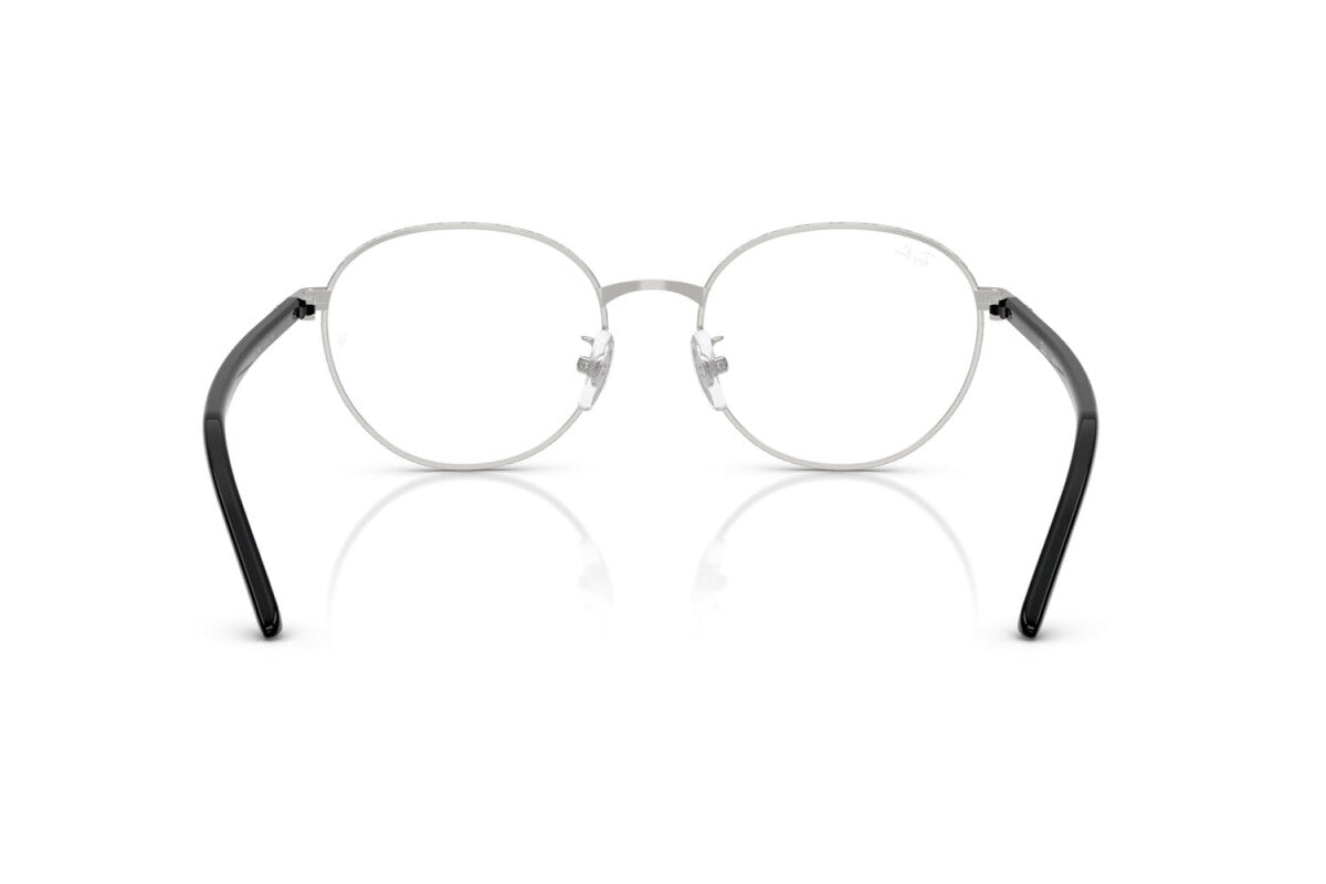 OCCHIALE DA VISTA UNISEX RAY-BAN RX 6538D - 2861 NERO SU ARGENTO - TAGLIA 53