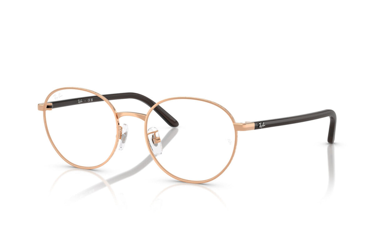 OCCHIALE DA VISTA UNISEX RAY-BAN RX 6538D - 3094 ORO ROSA - TAGLIA 53