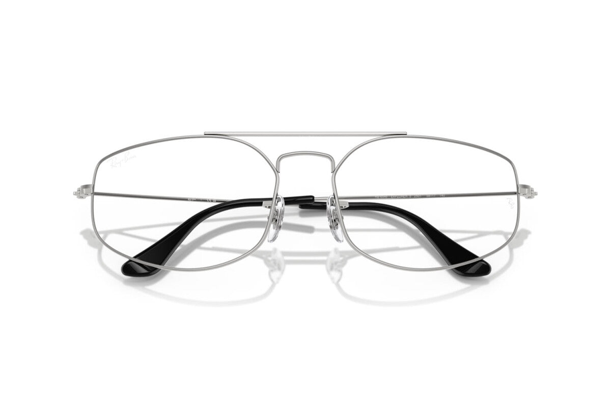 OCCHIALE DA VISTA UNISEX RAY-BAN RX 6545 EXPLORER 5 2501 ARGENTO - TAGLIA 56