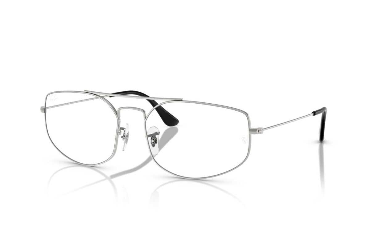 OCCHIALE DA VISTA UNISEX RAY-BAN RX 6545 EXPLORER 5 2501 ARGENTO - TAGLIA 56