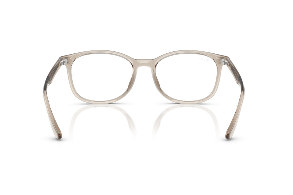 OCCHIALE DA VISTA UNISEX RAY-BAN RX 7093D - 8271 MARRONE CHIARO TRASPARENTE - TAGLIA 54