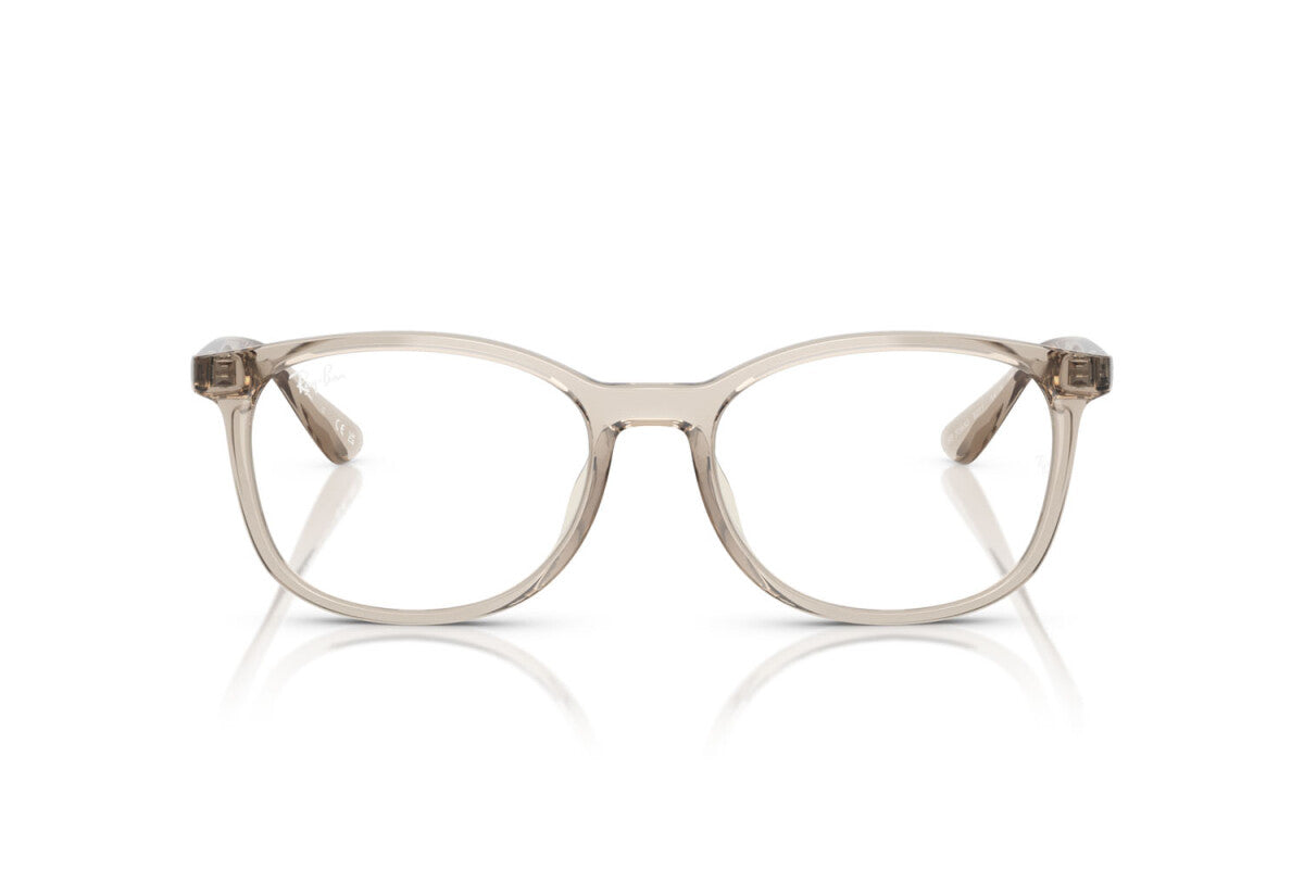 OCCHIALE DA VISTA UNISEX RAY-BAN RX 7093D - 8271 MARRONE CHIARO TRASPARENTE - TAGLIA 54