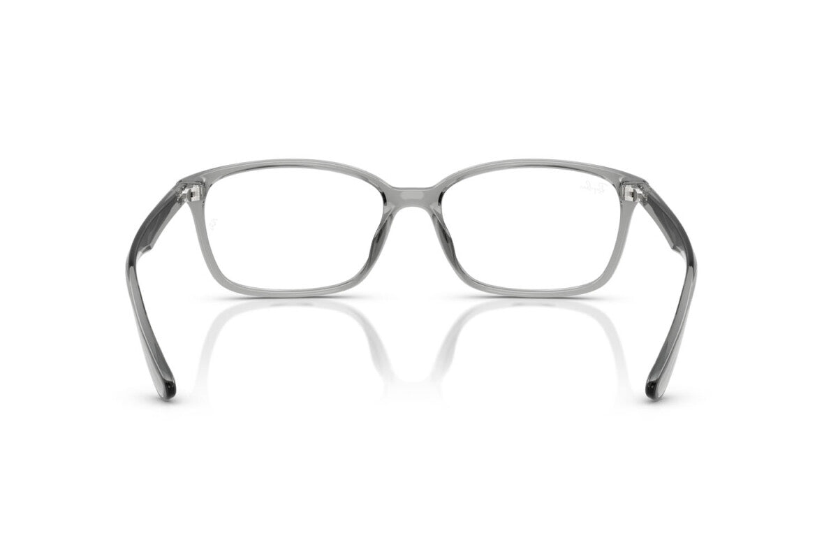 OCCHIALE DA VISTA UNISEX RAY-BAN RX 7094D - 8012 GRIGIO TRASPARENTE - TAGLIA 55