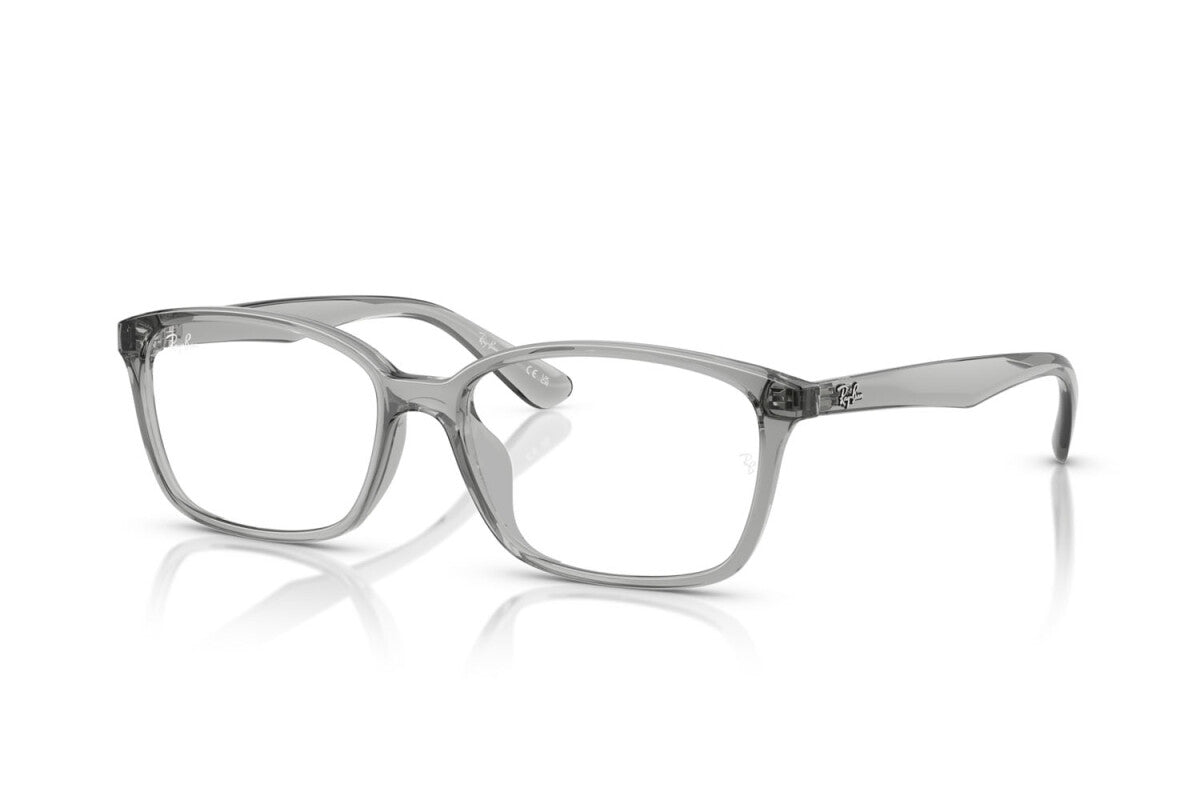 OCCHIALE DA VISTA UNISEX RAY-BAN RX 7094D - 8012 GRIGIO TRASPARENTE - TAGLIA 55