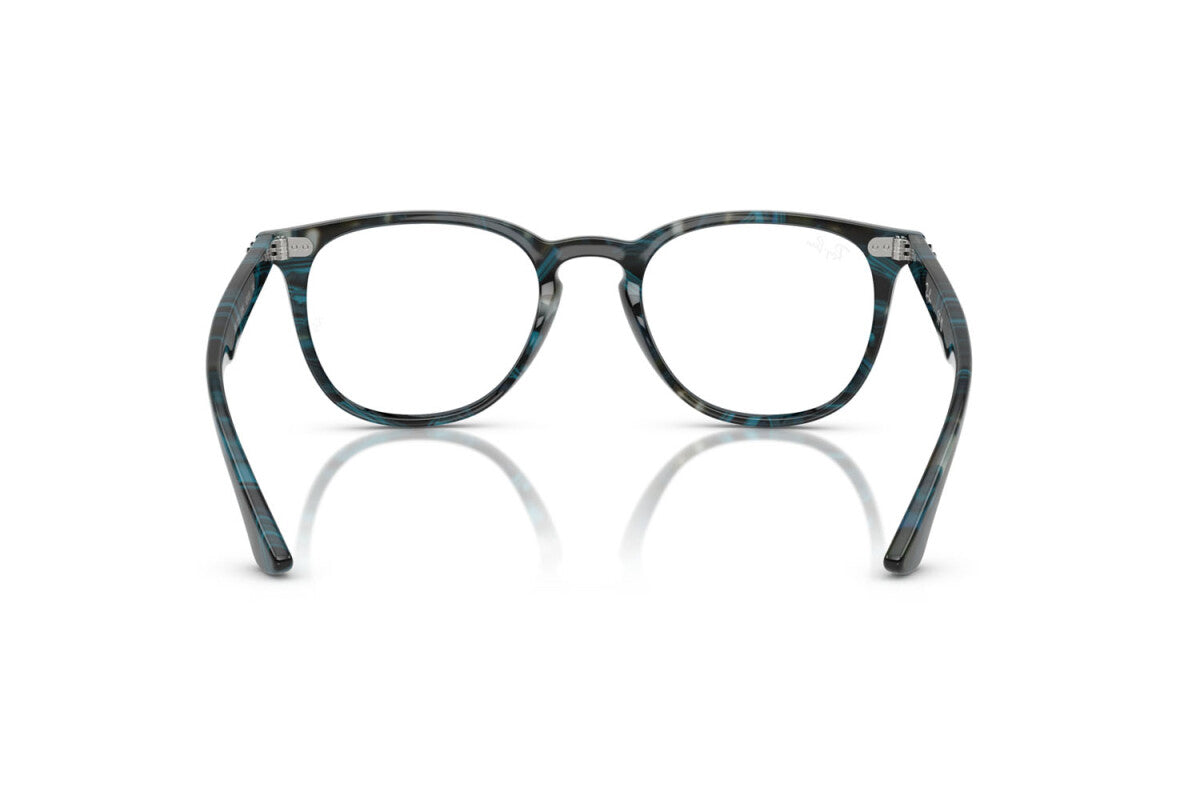 OCCHIALE DA VISTA UNISEX RAY-BAN RX 7159 - 8394 FANTASIA TRASPARENTE BLU/GRIGIO - TAGLIA 52