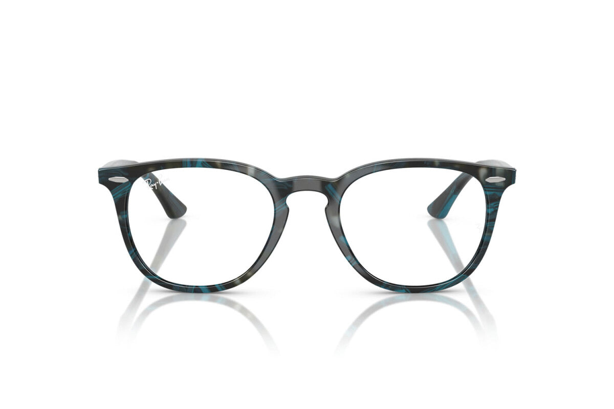 OCCHIALE DA VISTA UNISEX RAY-BAN RX 7159 - 8394 FANTASIA TRASPARENTE BLU/GRIGIO - TAGLIA 52