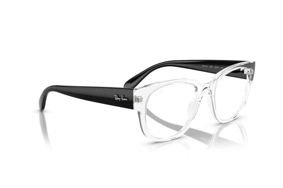 OCCHIALE DA VISTA UNISEX RAY-BAN RX 7210 - 5943 TRASPARENTE - TAGLIA 52