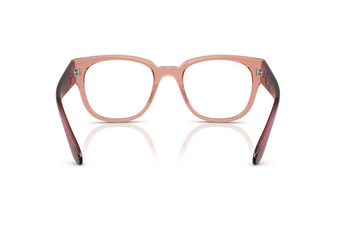 OCCHIALE DA VISTA UNISEX RAY-BAN RX 7210 - 8314 ROSA SCURO TRASPARENTE - TAGLIA 50