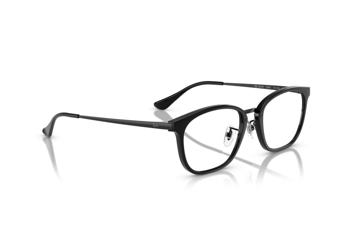 OCCHIALE DA VISTA UNISEX RAY-BAN RX 7247D - 2000 NERO - TAGLIA 51