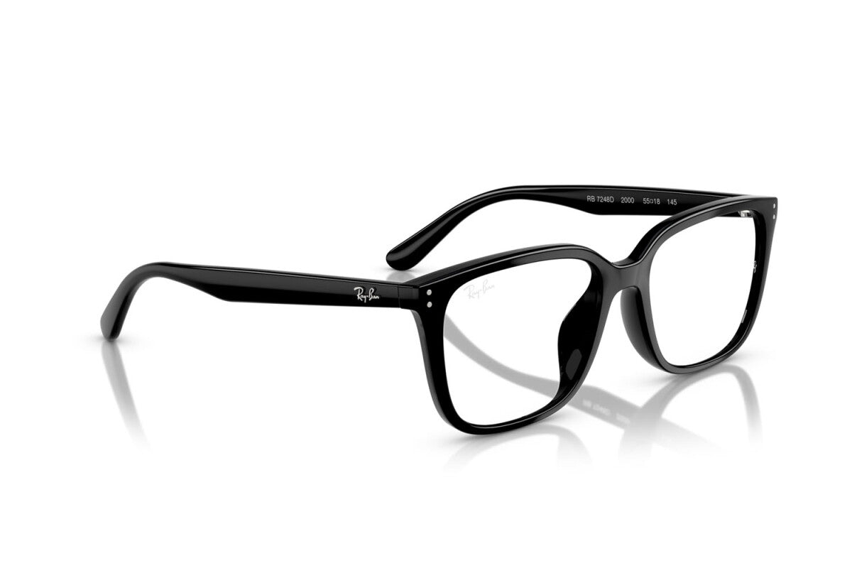 OCCHIALE DA VISTA UNISEX RAY-BAN RX 7248D - 2000 NERO - TAGLIA 55