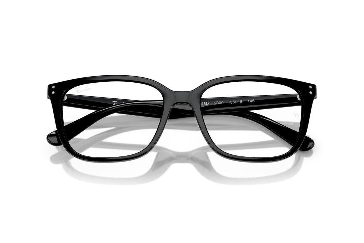 OCCHIALE DA VISTA UNISEX RAY-BAN RX 7248D - 2000 NERO - TAGLIA 55