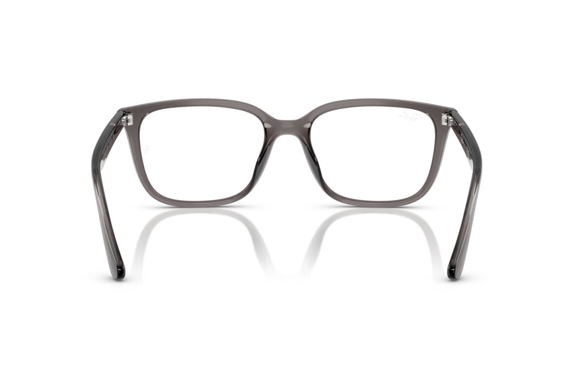 OCCHIALE DA VISTA UNISEX RAY-BAN RX 7248D - 8257 GRIGIO OPALE TRASPARENTE - TAGLIA 55