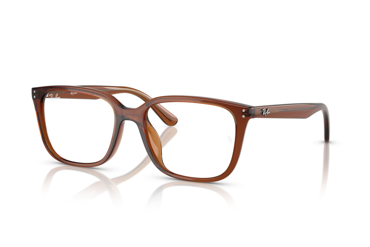 OCCHIALE DA VISTA UNISEX RAY-BAN RX 7248D - 8409 MARRONE TRASPARENTE - TAGLIA 55
