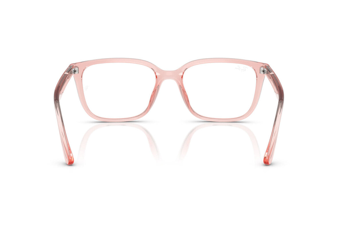 OCCHIALE DA VISTA UNISEX RAY-BAN RX 7248D - 8410 ROSA CHIARO TRASPARENTE - TAGLIA 55