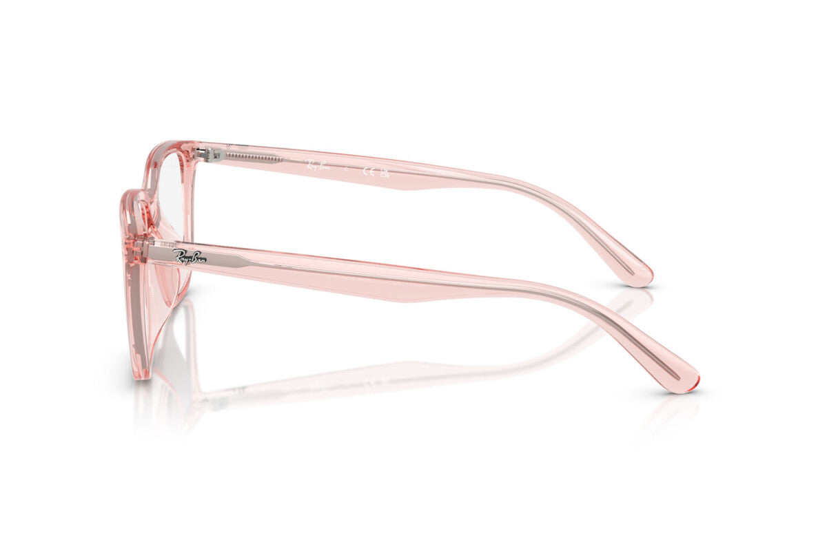 OCCHIALE DA VISTA UNISEX RAY-BAN RX 7248D - 8410 ROSA CHIARO TRASPARENTE - TAGLIA 55