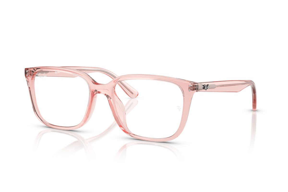 OCCHIALE DA VISTA UNISEX RAY-BAN RX 7248D - 8410 ROSA CHIARO TRASPARENTE - TAGLIA 55