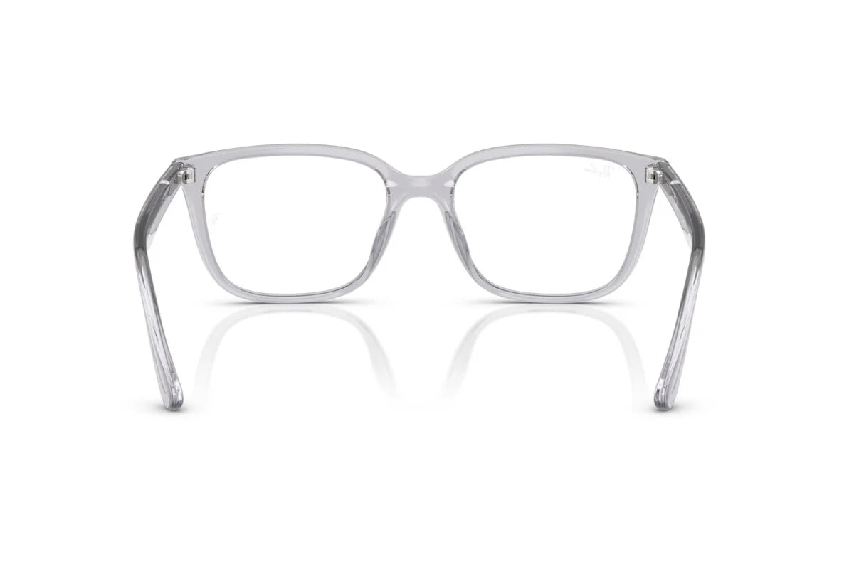 OCCHIALE DA VISTA UNISEX RAY-BAN RX 7248D - 8411 GRIGIO CHIARO TRASPARENTE - TAGLIA 55