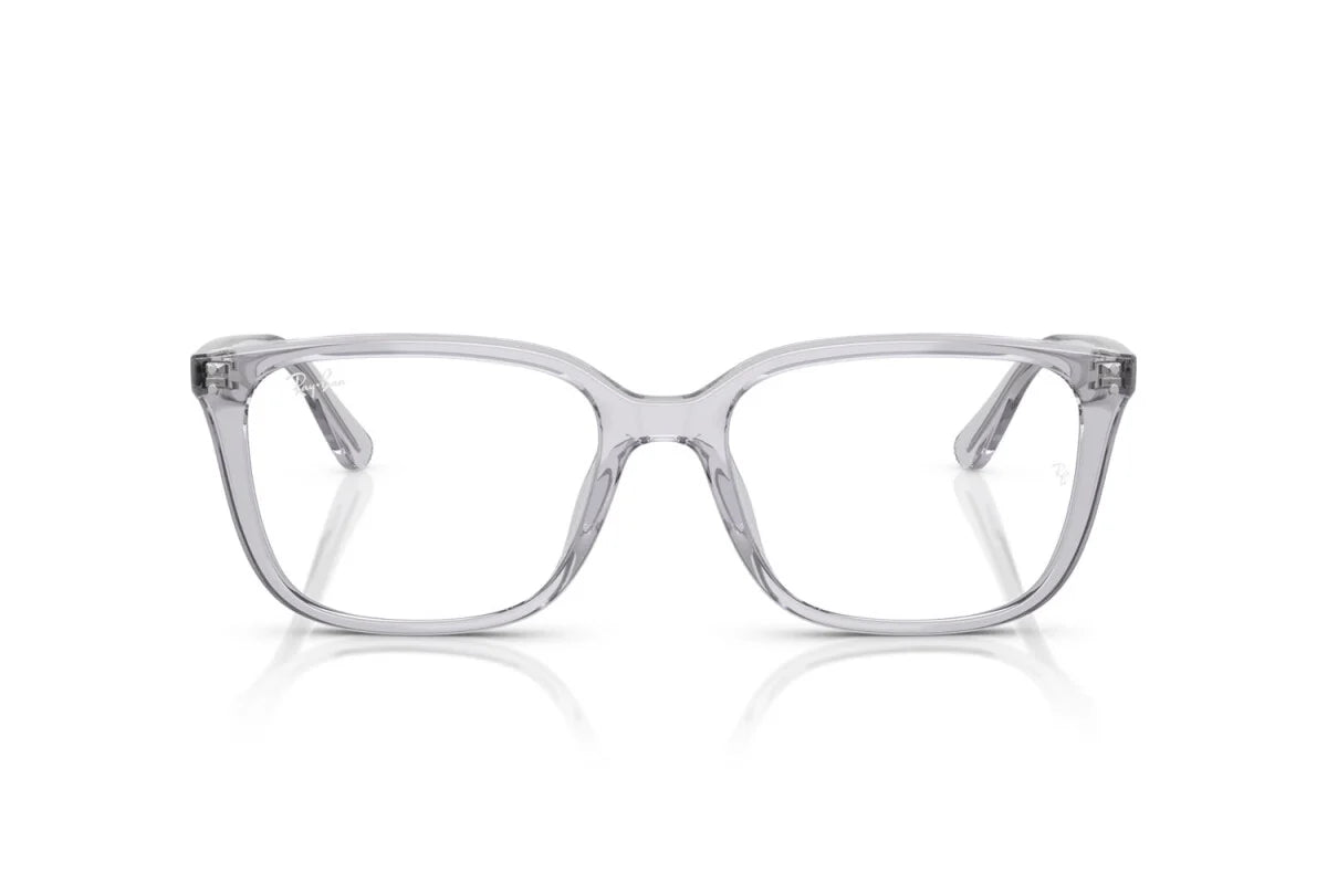 OCCHIALE DA VISTA UNISEX RAY-BAN RX 7248D - 8411 GRIGIO CHIARO TRASPARENTE - TAGLIA 55