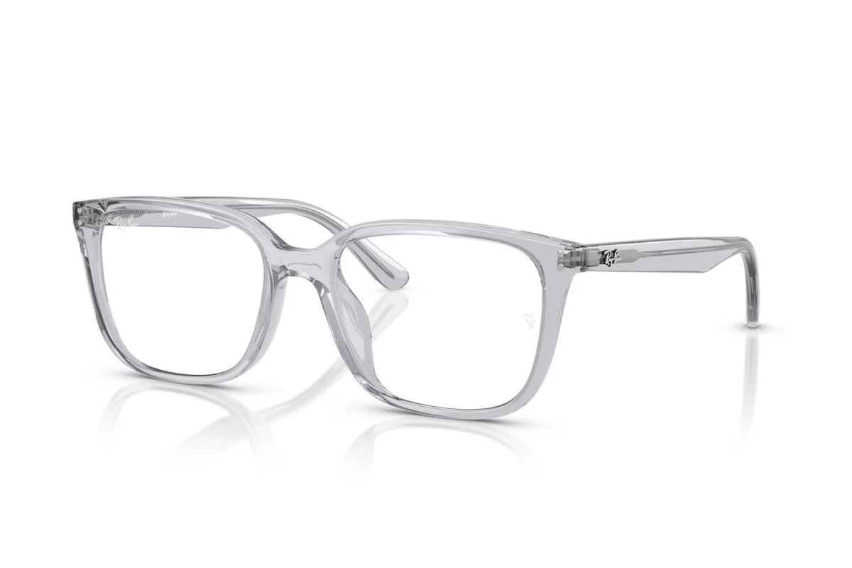 OCCHIALE DA VISTA UNISEX RAY-BAN RX 7248D - 8411 GRIGIO CHIARO TRASPARENTE - TAGLIA 55