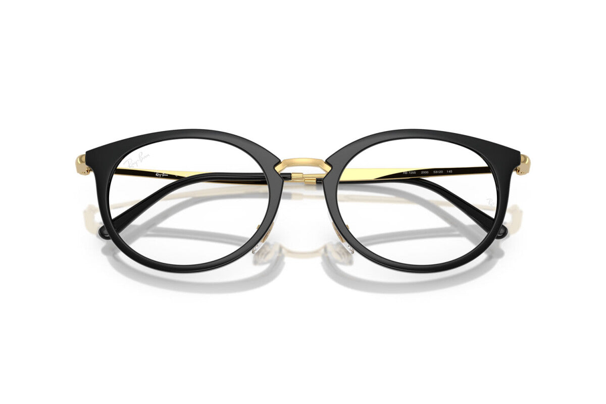 OCCHIALE DA VISTA UNISEX RAY-BAN RX 7255 - 2000 NERO - TAGLIA 51