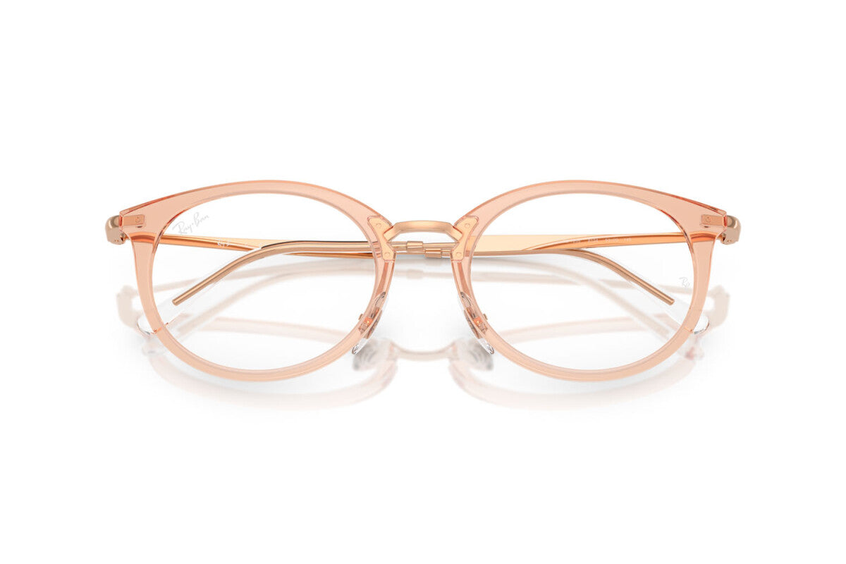 OCCHIALE DA VISTA UNISEX RAY-BAN RX 7255 - 8124 BEIGE TRASPARENTE - TAGLIA 51