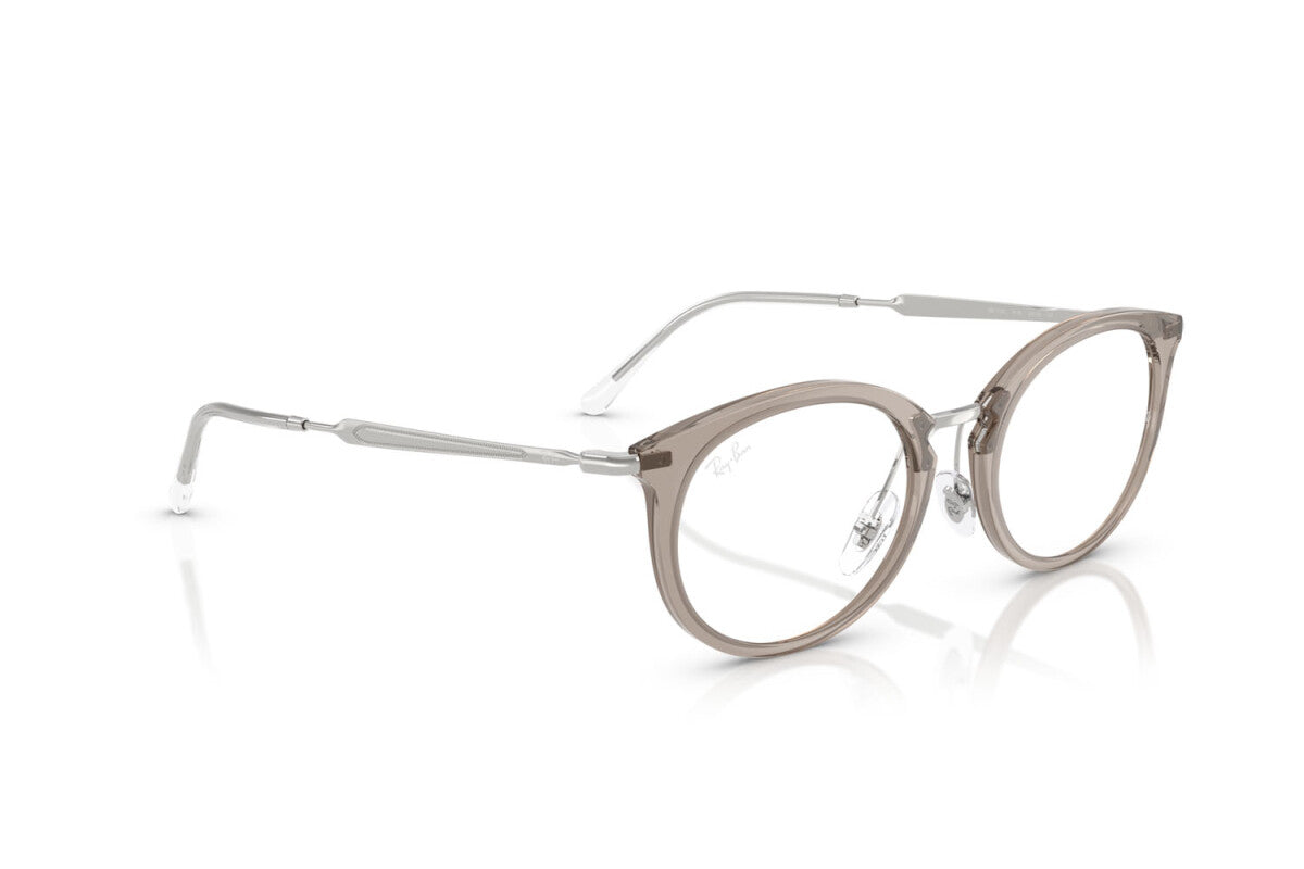 OCCHIALE DA VISTA UNISEX RAY-BAN RX 7255 - 8125 GRIGIO TRASPARENTE - TAGLIA 51