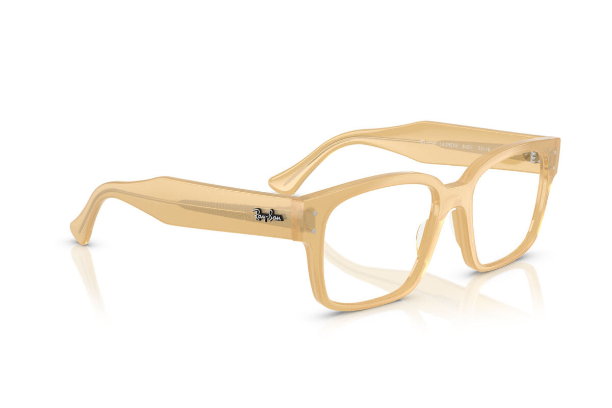 OCCHIALE DA VISTA UNISEX RAY-BAN RX 7256 LAURENE 8430 BEIGE TRASPARENTE - TAGLIA 53