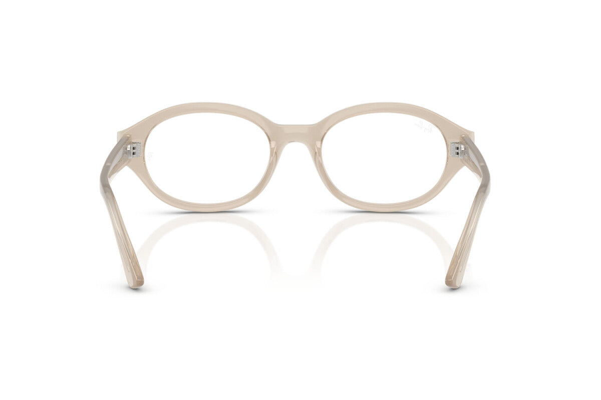 OCCHIALE DA VISTA UNISEX RAY-BAN RX 7257 SHILO 8433 BIANCO CALDO NUVOLOSO - TAGLIA 52