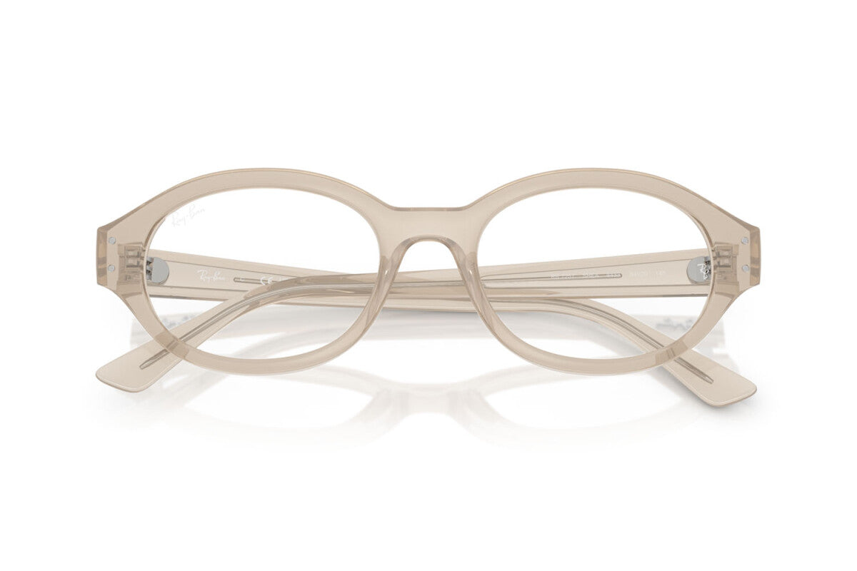 OCCHIALE DA VISTA UNISEX RAY-BAN RX 7257 SHILO 8433 BIANCO CALDO NUVOLOSO - TAGLIA 52