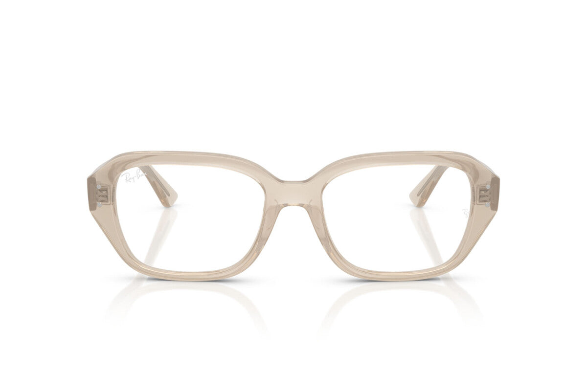 OCCHIALE DA VISTA UNISEX RAY-BAN RX 7258 SHEA 8433 BIANCO CALDO NUVOLOSO - TAGLIA 53