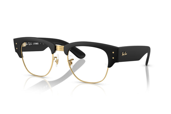 OCCHIALE DA VISTA UNISEX RAY-BAN RX 7316V - 5204 SABBIA NERA SU ORO - TAGLIA 52
