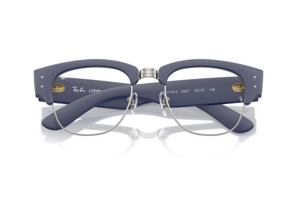 OCCHIALE DA VISTA UNISEX RAY-BAN RX 7316V - 5207 SABBIA BLU SU CANNA DI FUCILE - TAGLIA 50