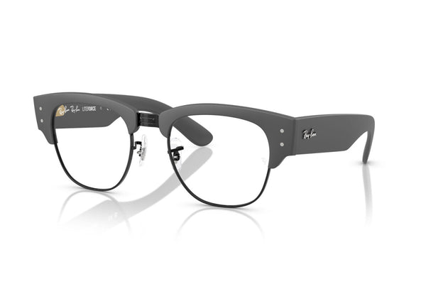 OCCHIALE DA VISTA UNISEX RAY-BAN RX 7316V - 5521 GRIGIO SABBIA SU NERO - TAGLIA 52