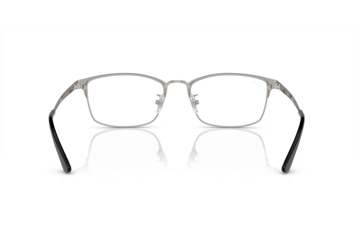 OCCHIALE DA VISTA UNISEX RAY-BAN RX 8772D - 1235 NERO SU ARGENTO - TAGLIA 56