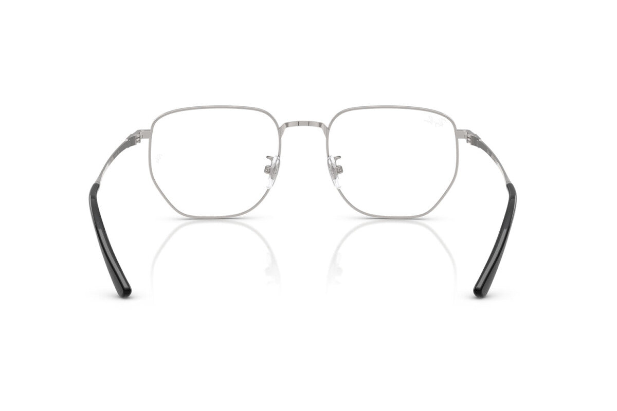 OCCHIALE DA VISTA UNISEX RAY-BAN RX 8776D - 1249 NERO SU ARGENTO - TAGLIA 53