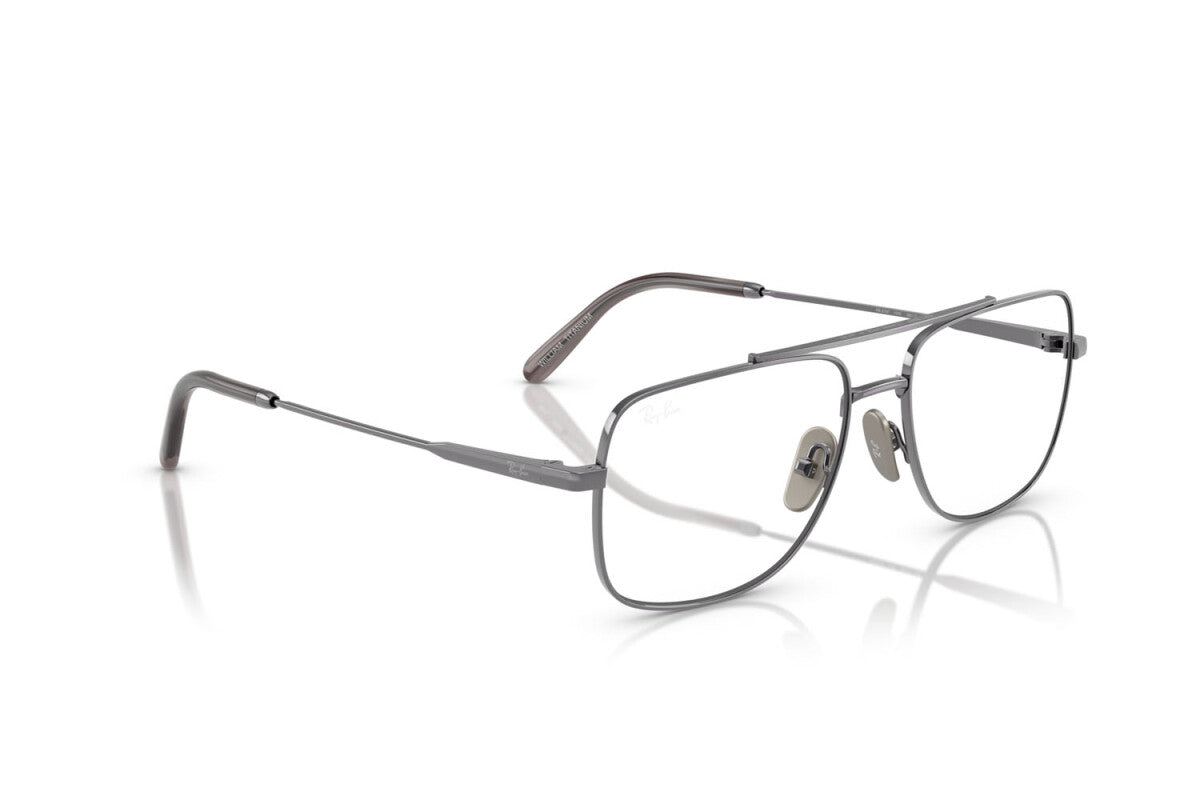 OCCHIALE DA VISTA UNISEX RAY-BAN RX 8797 WILLIAM TITANIUM 1000 CANNA DI FUCILE - TAGLIA 56