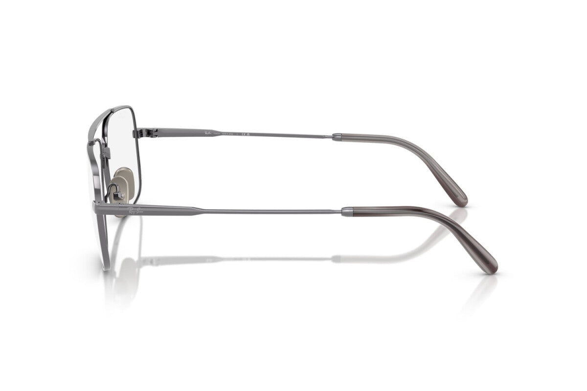 OCCHIALE DA VISTA UNISEX RAY-BAN RX 8797 WILLIAM TITANIUM 1000 CANNA DI FUCILE - TAGLIA 56