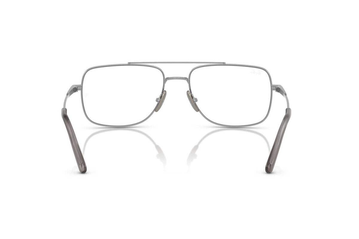 OCCHIALE DA VISTA UNISEX RAY-BAN RX 8797 WILLIAM TITANIUM 1002 ARGENTO - TAGLIA 56