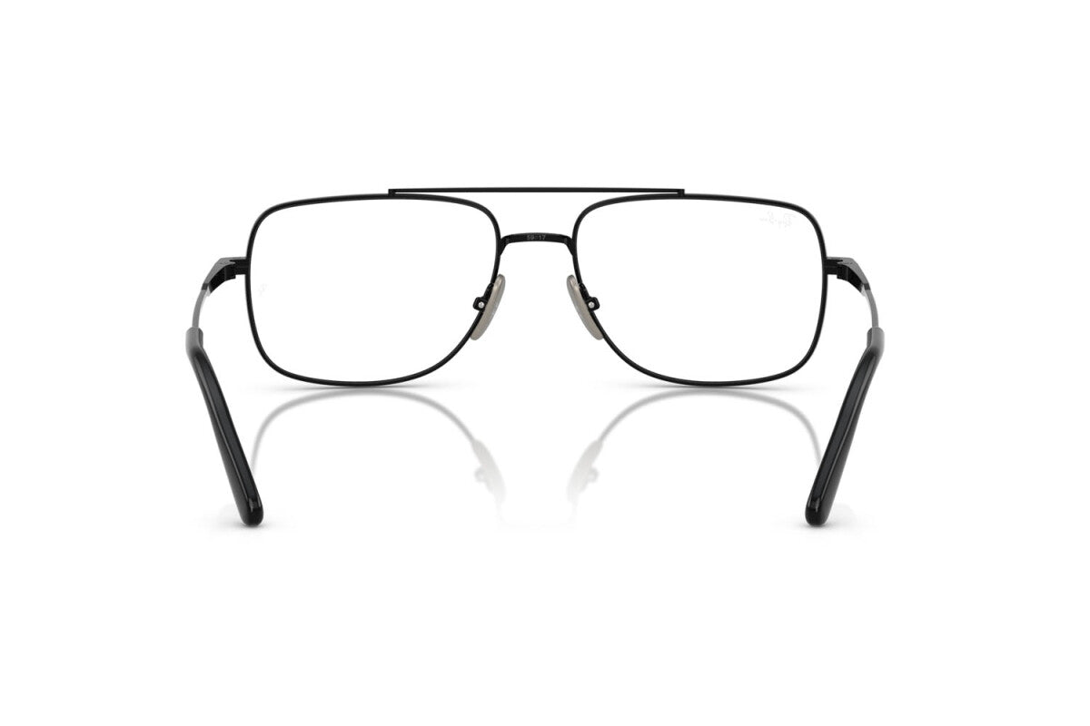 OCCHIALE DA VISTA UNISEX RAY-BAN RX 8797 WILLIAM TITANIUM 1244 NERO - TAGLIA 56