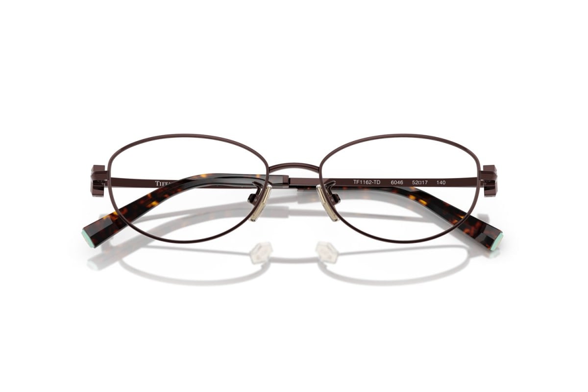 OCCHIALE DA VISTA DONNA | TIFFANY TF 1162TD - 6046 MARRONE - CALIBRO 52