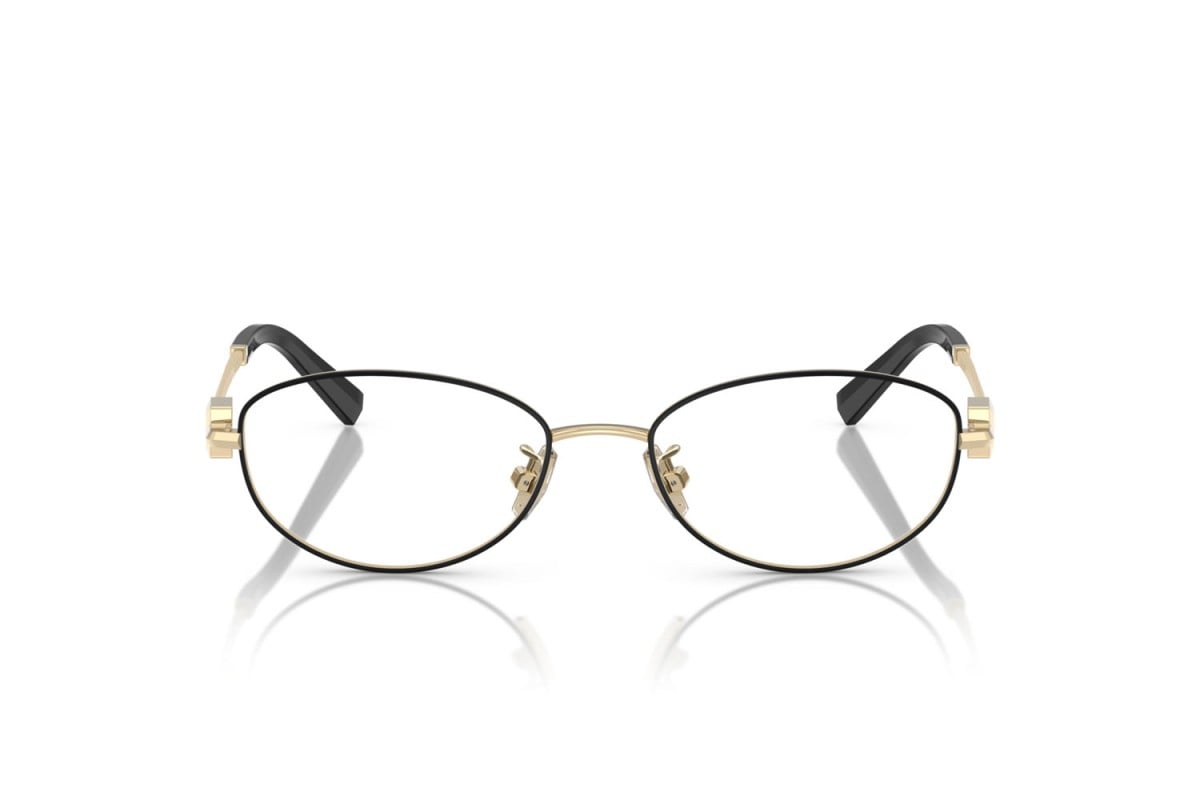 OCCHIALE DA VISTA DONNA | TIFFANY TF 1162TD - 6164 NERO SU ORO PALLIDO - CALIBRO 52