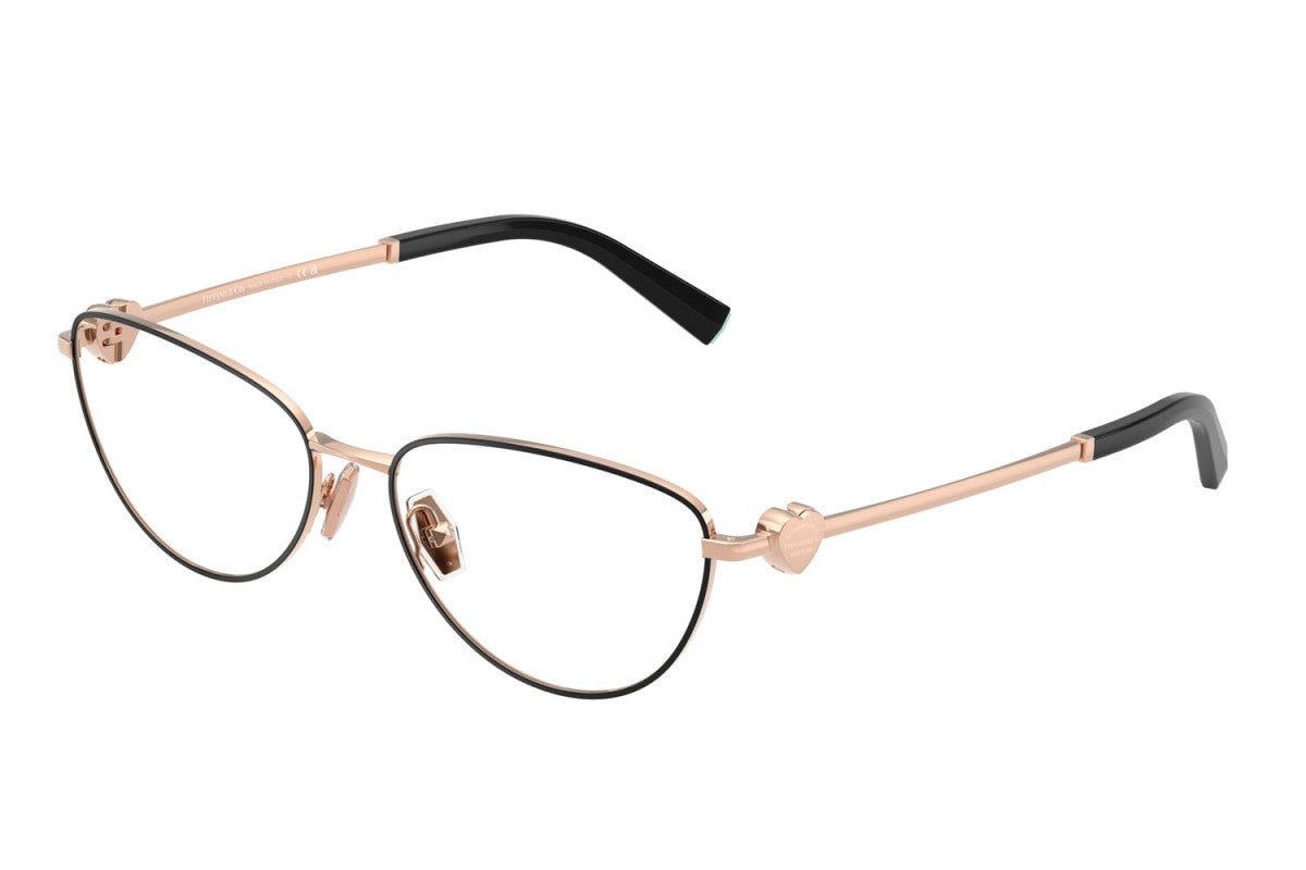 OCCHIALE DA VISTA DONNA | TIFFANY TF 1164B - 6105 NERO SU ORO ROSA - CALIBRO 54