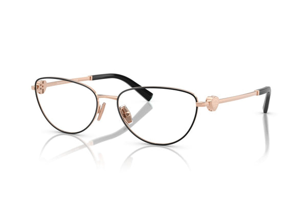 OCCHIALE DA VISTA DONNA | TIFFANY TF 1164B - 6105 NERO SU ORO ROSA - CALIBRO 56